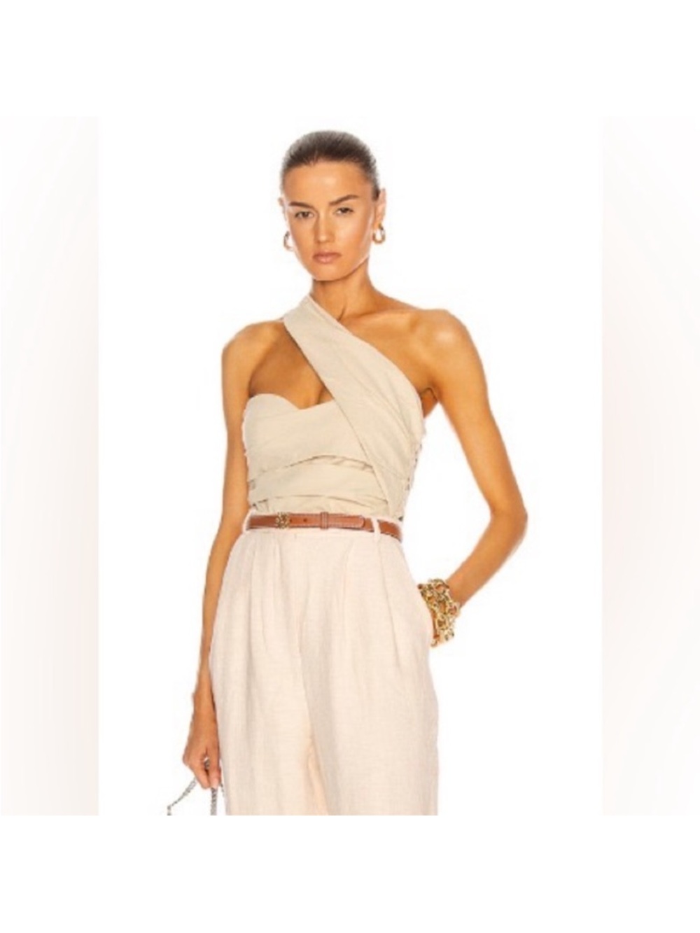 Atoir Never Really Over Bodysuit Beige Womens Size 2‎